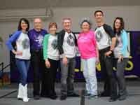 Dancing for the Dream Dance Camp - 2019 with (L-R) Jo Thompson-Szymanski, Norm Gifford, Michele Burton, Michael Barr, Scooter Lee, Christopher Gonzalez and Megan Barsuglia in Sacramento, CA