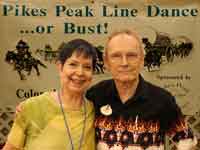 Martha Ogasawara & Norm Gifford at the Pikes Peak Line Dance ... or Bust - July 2016.