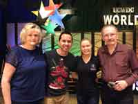 Phyllis Gifford, Roy Hadisubroto, Fiona Murray & Norm Gifford at Worlds 2018 in San Francisco, CA