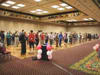 Dancers in Beginner Room at the Vegas Dance Explosion - 2013